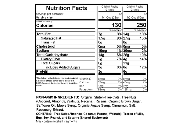 Original Recipe Granola